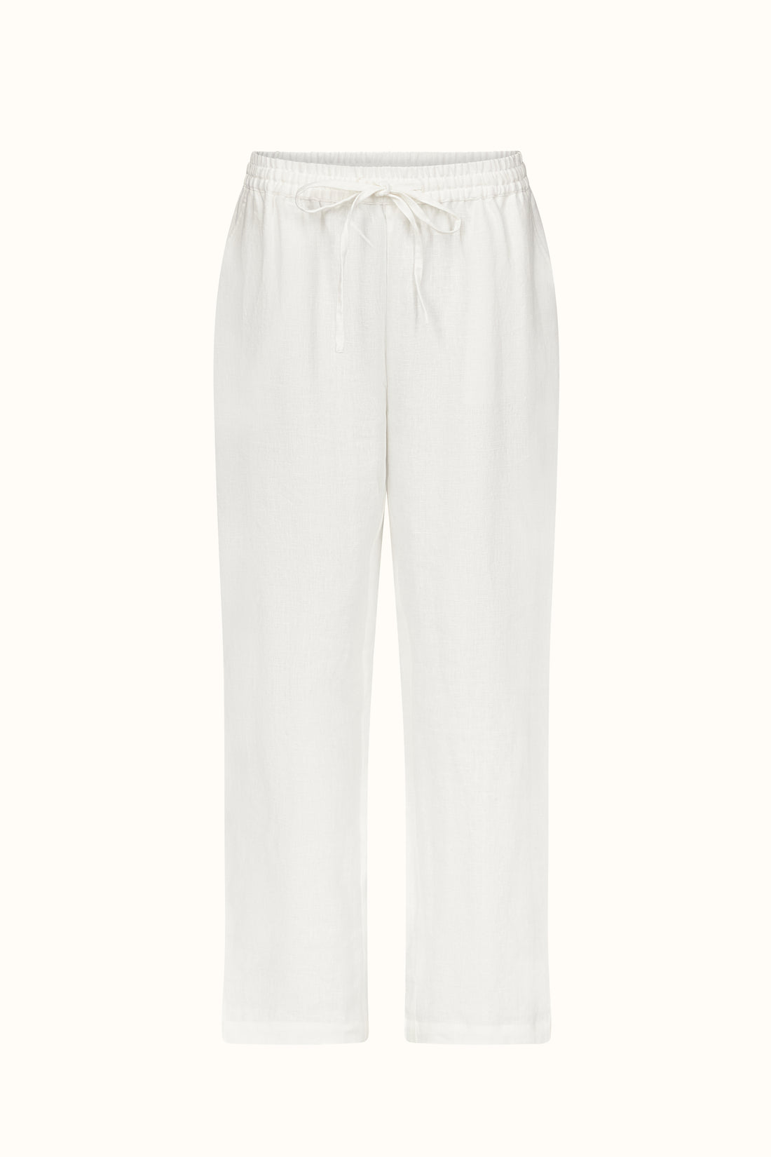 The Lavinia ~ White Linen Pyjama Trousers