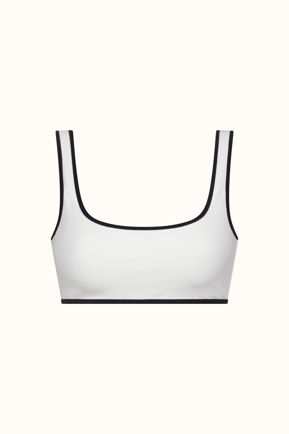 The Black & White Terry Athletic Top