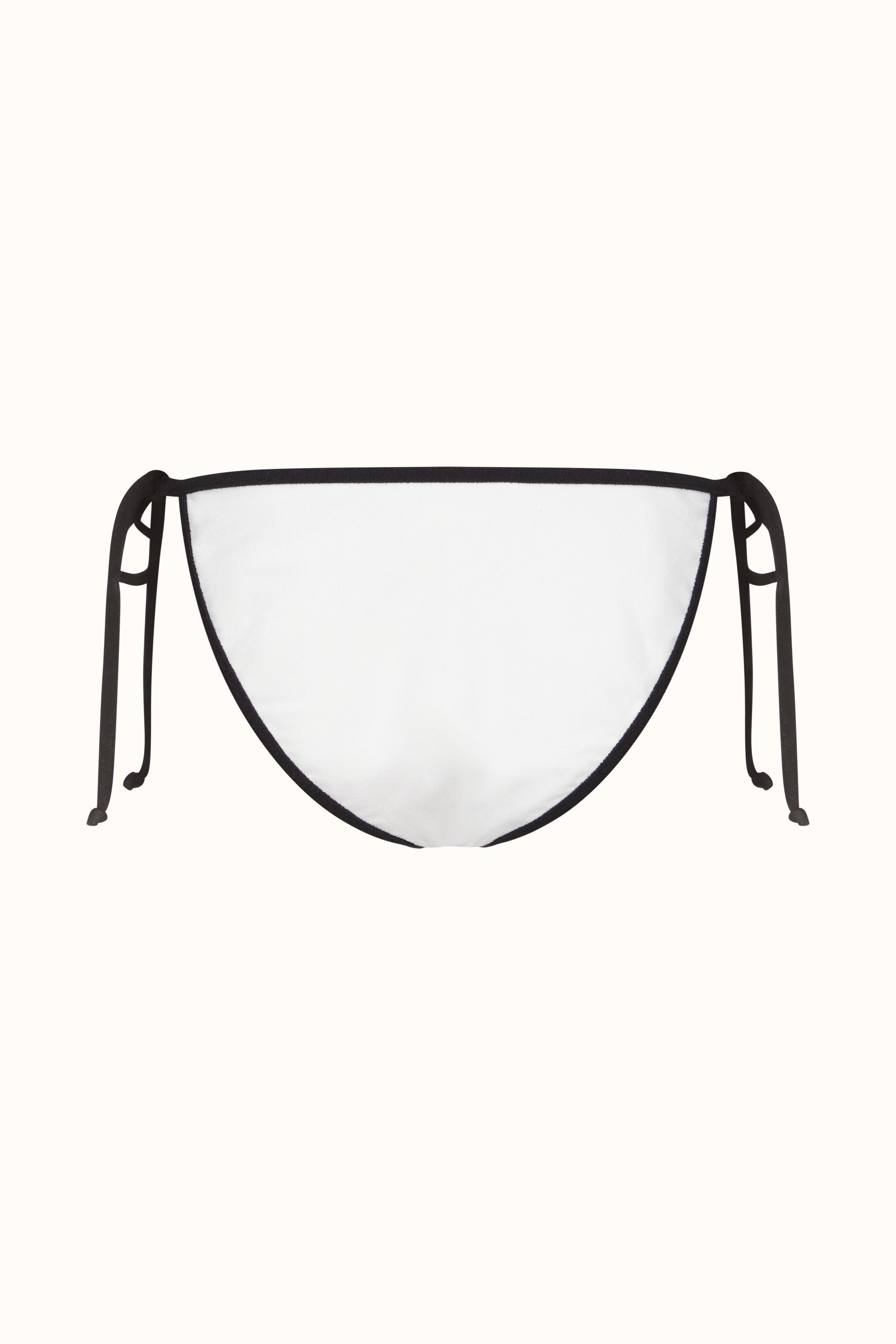 The Black & White Terry Tie-Me-Up Brief