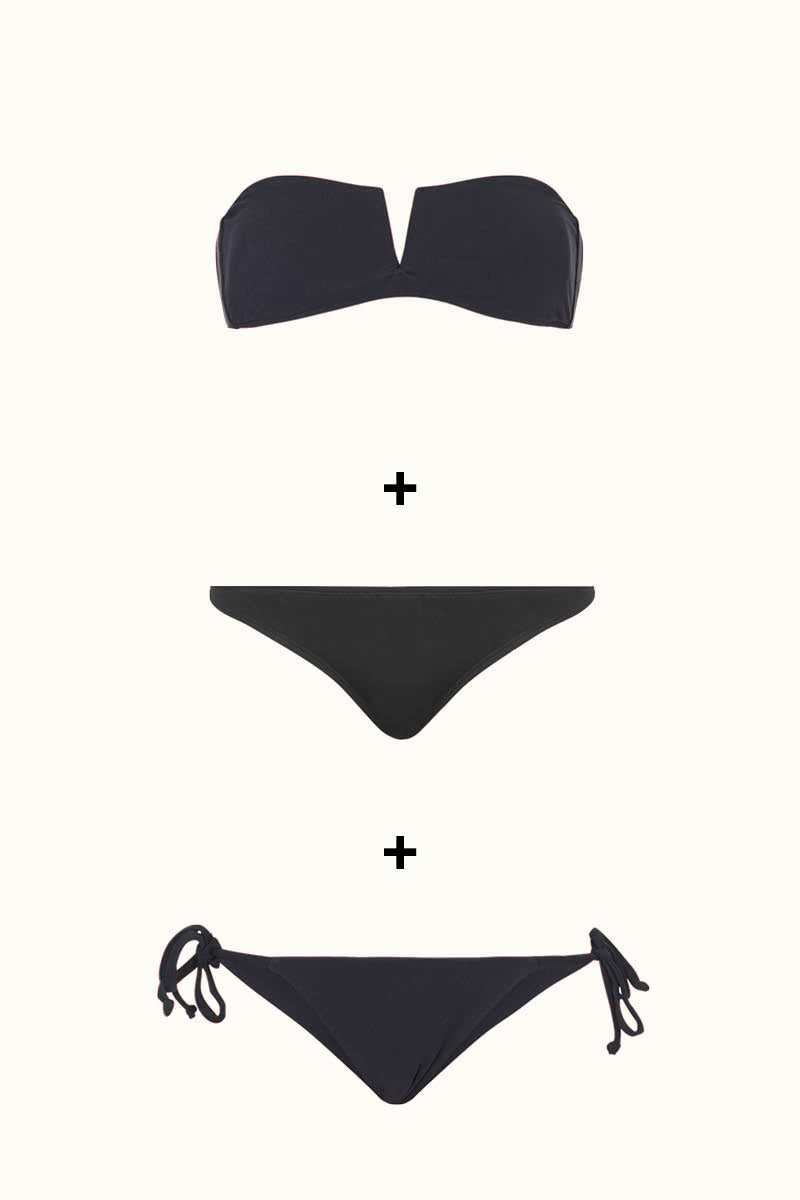 The Strapless Top & Cheeky Classic Brief & Tie-Me-Up Brief - 2 FOR 1