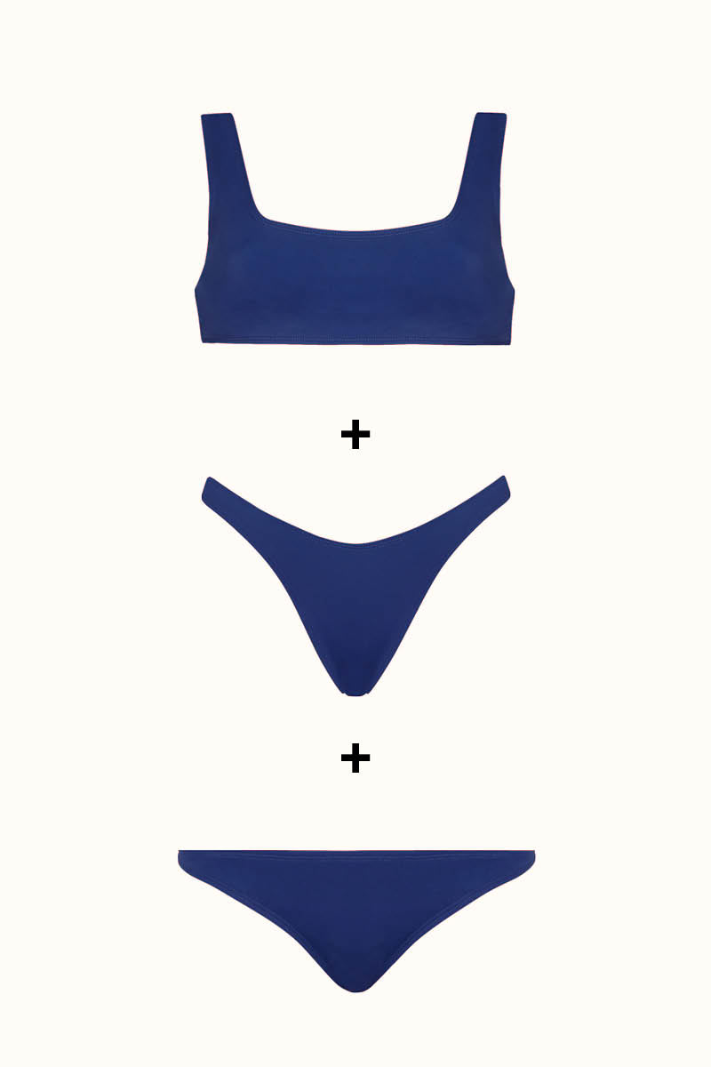The Athletic Top & Brazilian Thong & Cheeky Classic Brief - 2 FOR 1