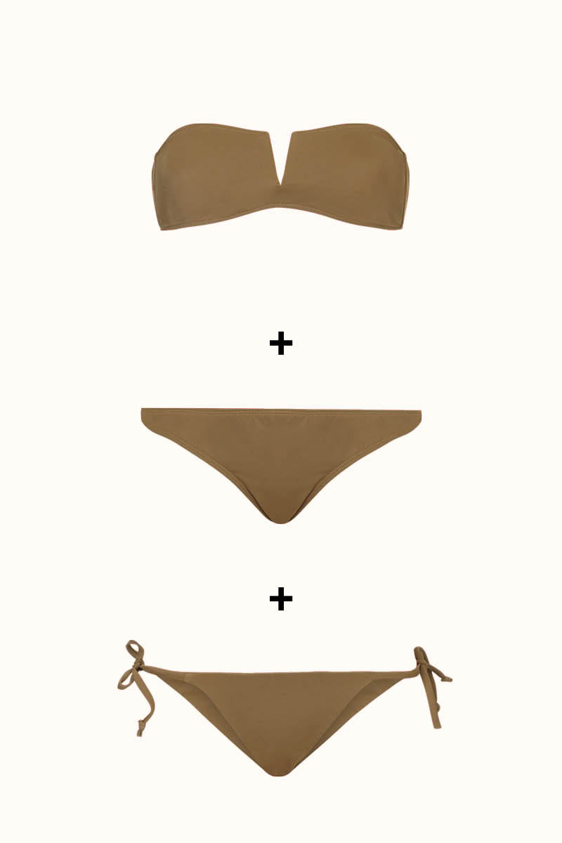 The Strapless Top & Cheeky Classic Brief & Tie-Me-Up Brief - 2 FOR 1