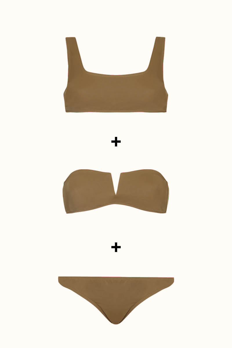The Athletic Top & Strapless Top & Cheeky Classic Brief - 2 FOR 1