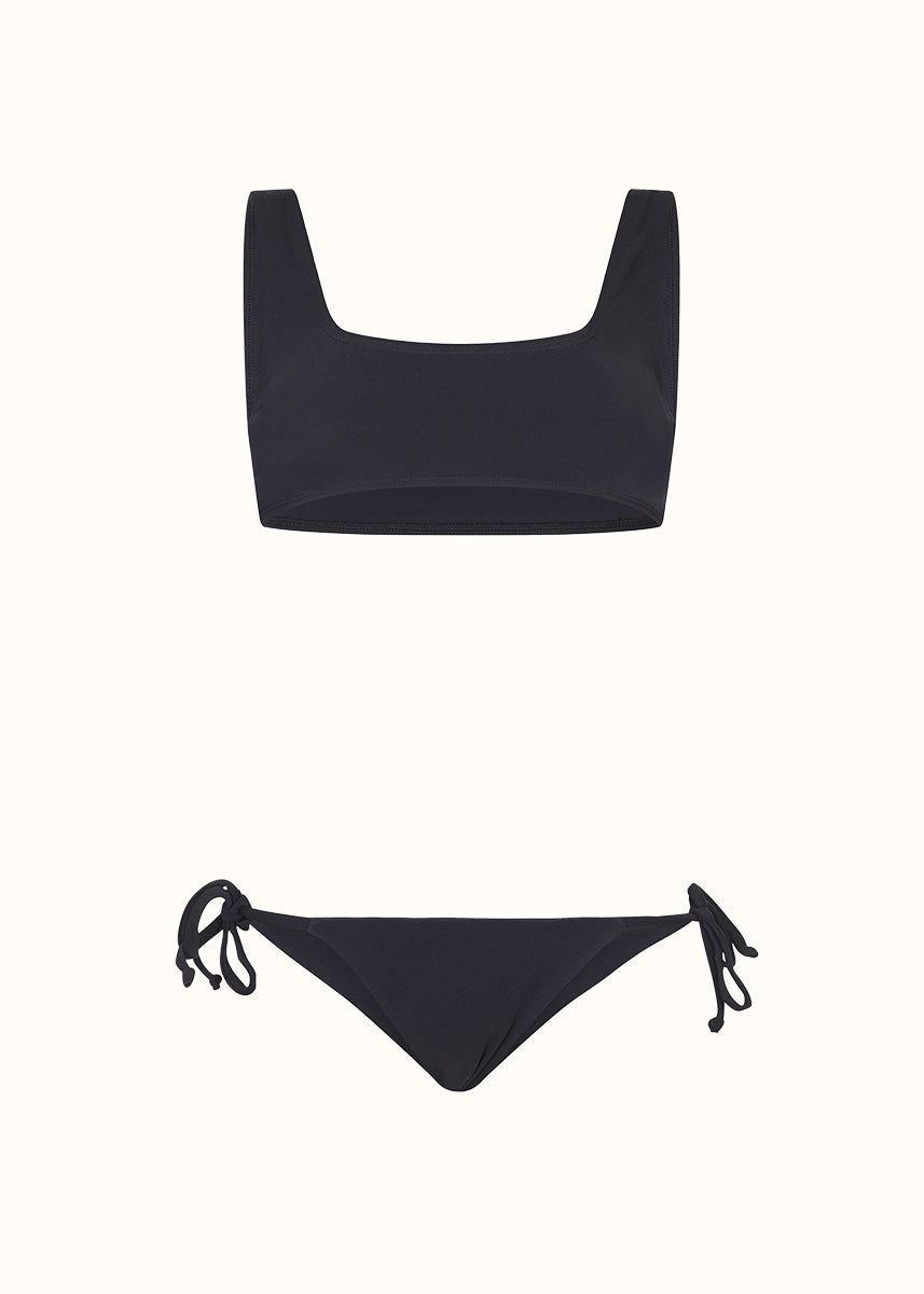 The Athletic Top & Tie-Me-Up Brief - Matte Fabric