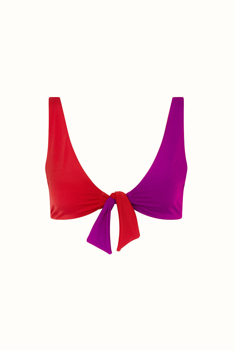 The Bow-Tie Top 〜 Colourblock