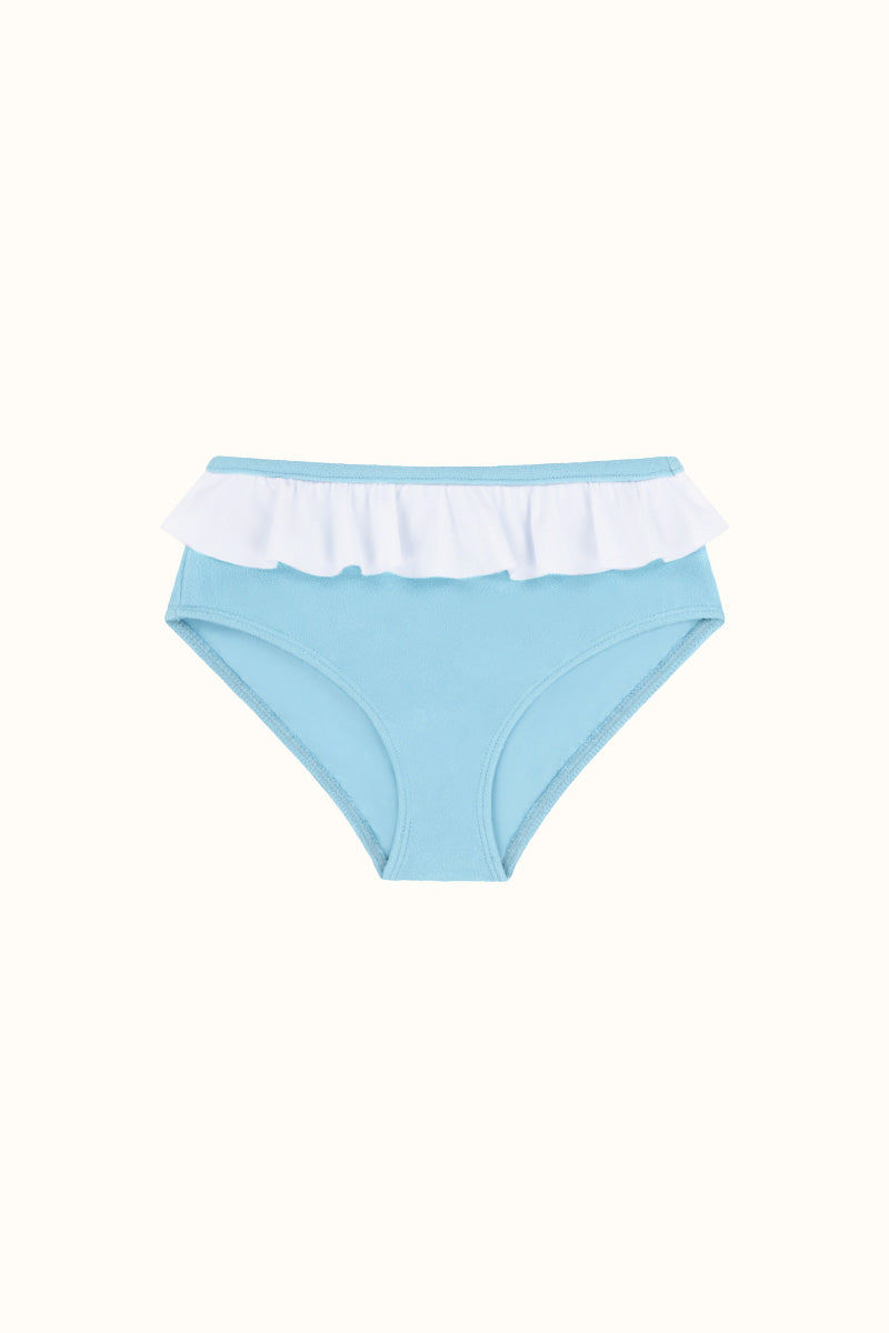 The Mini Blue Terry Frill Brief