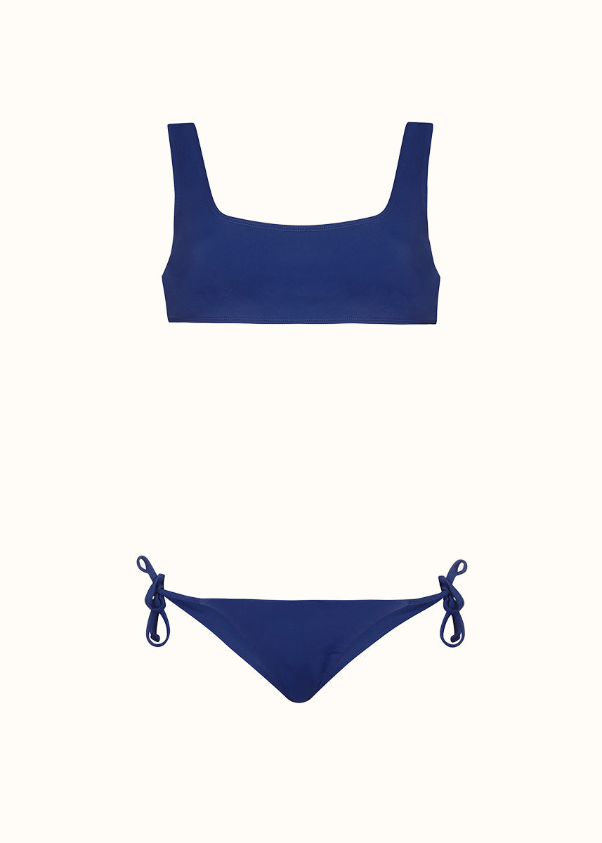 The Athletic Top & Tie-Me-Up Brief - Matte Fabric