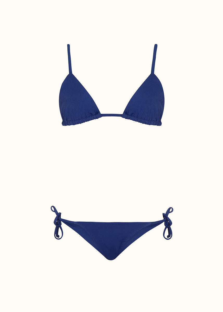 The Triangle Top & Tie-Me-Up Brief - Matte Fabric