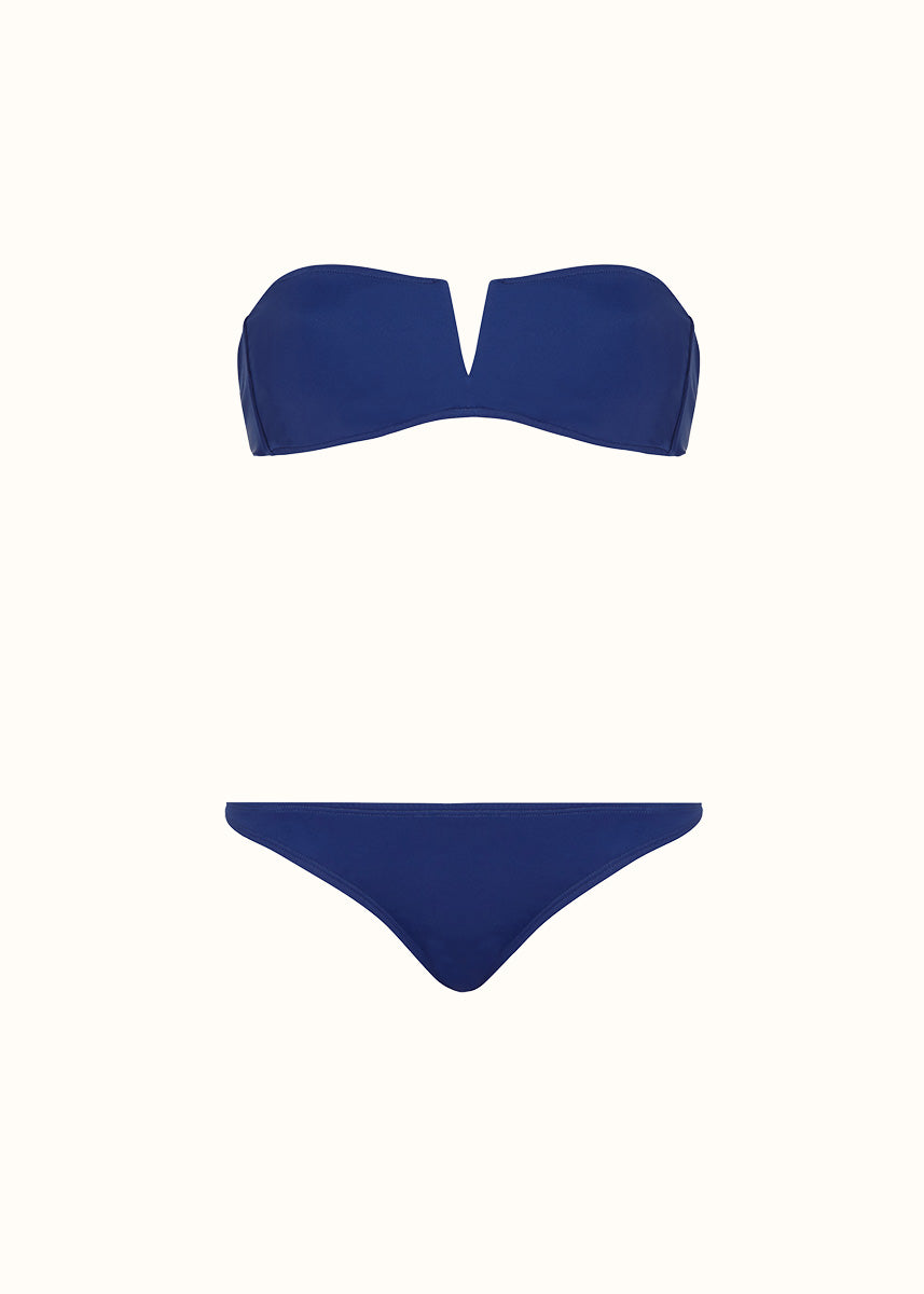 The Strapless Top & Cheeky Classic Brief - Matte Fabric
