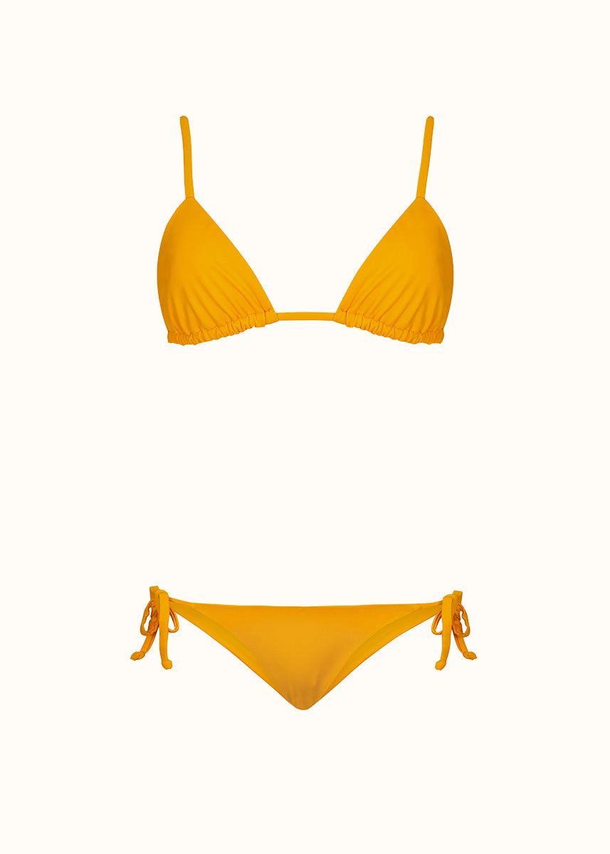 The Triangle Top & Tie-Me-Up Brief - Matte Fabric