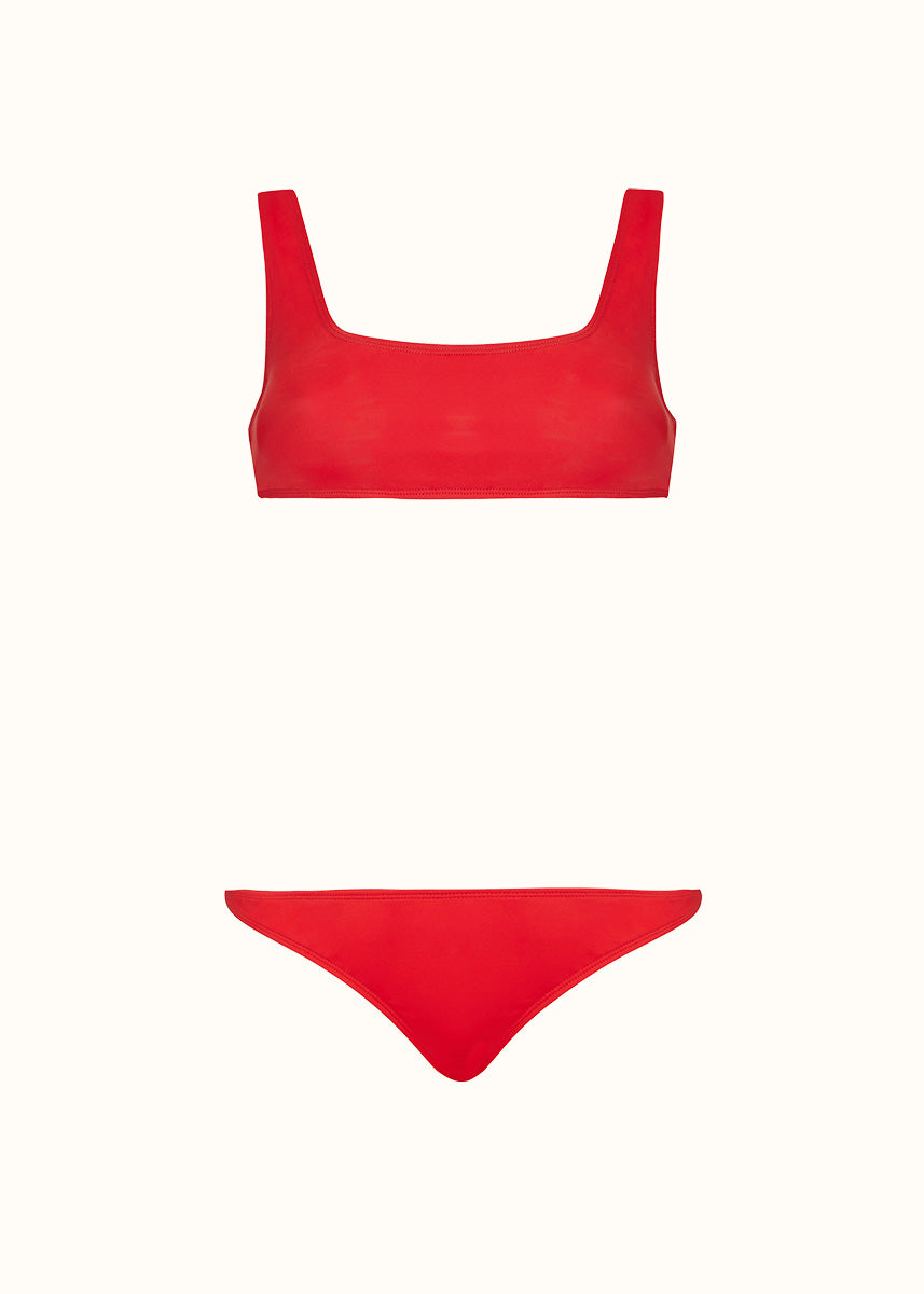 The Athletic Top & Cheeky Classic Brief - Matte Fabric