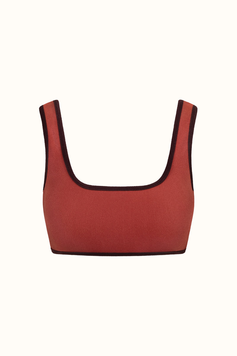 The Coco Terry Athletic Top ~ Reversible