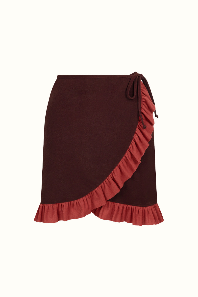 The Coco Terry Frill Skirt