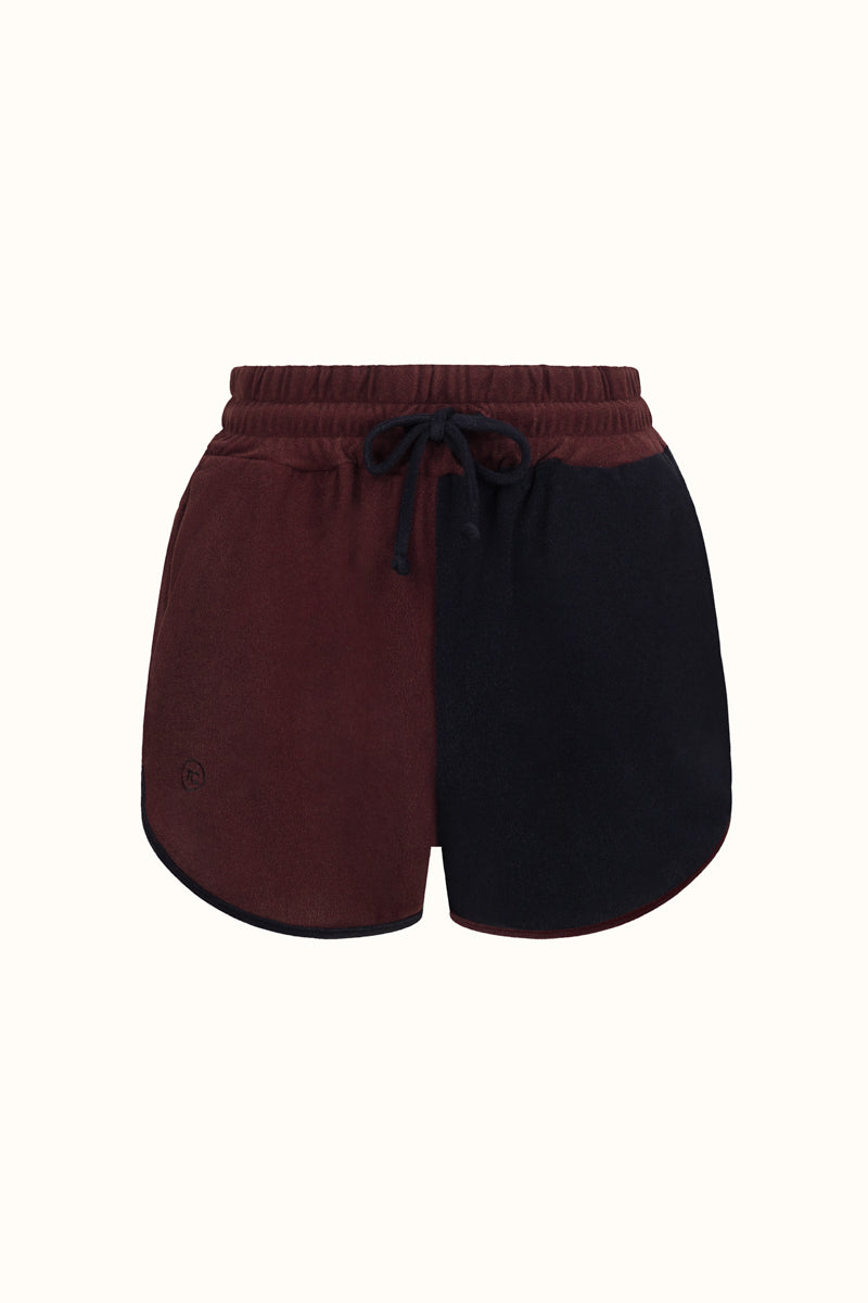 The Coco Terry Shorts ~ Colourblock