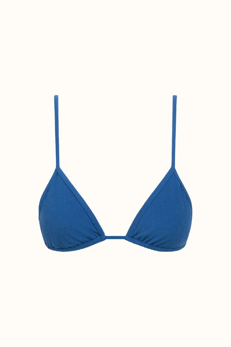 The Blue Terry Triangle Top ~ Reversible