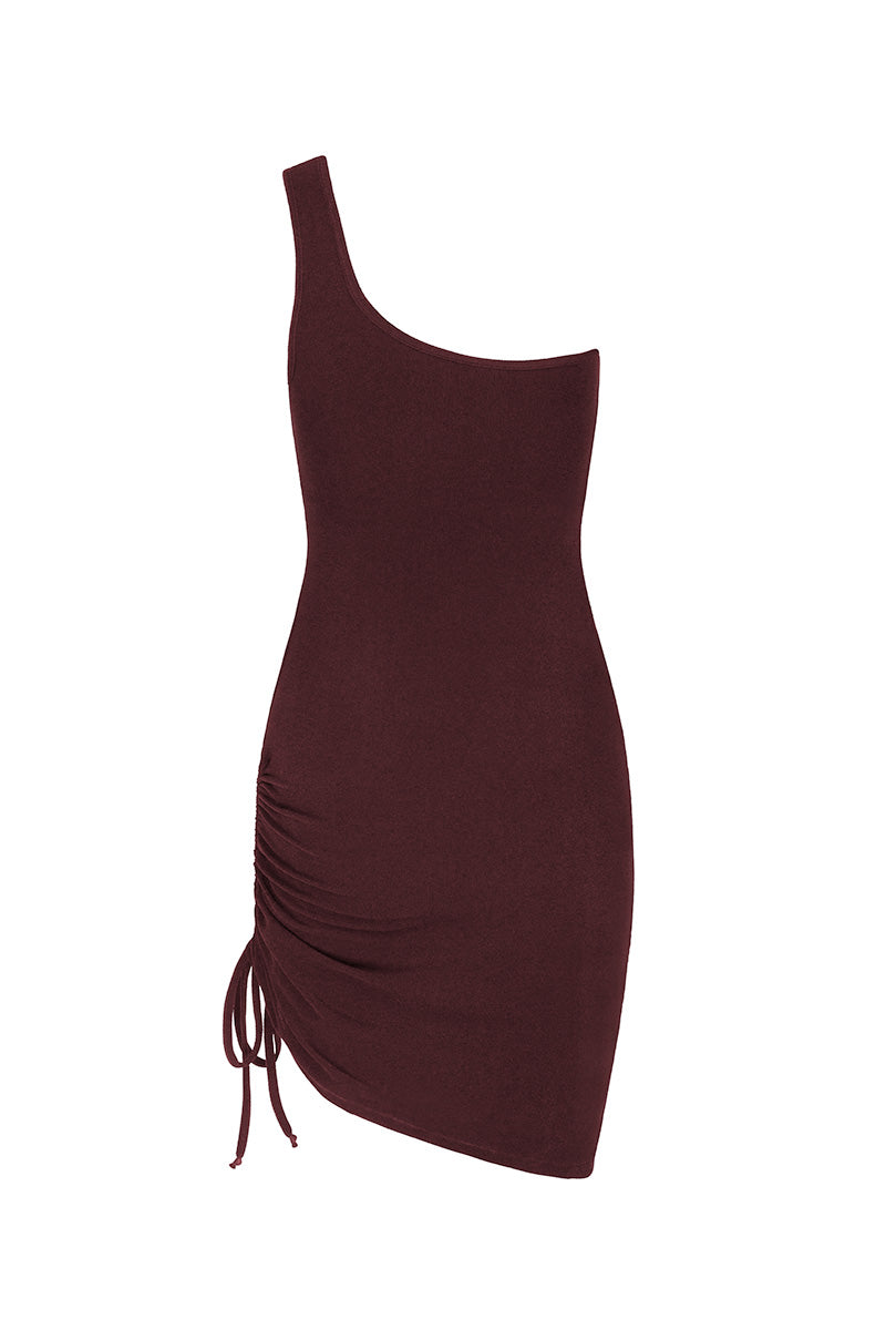 The Coco Terry Asymmetrical Dress Talia Collins