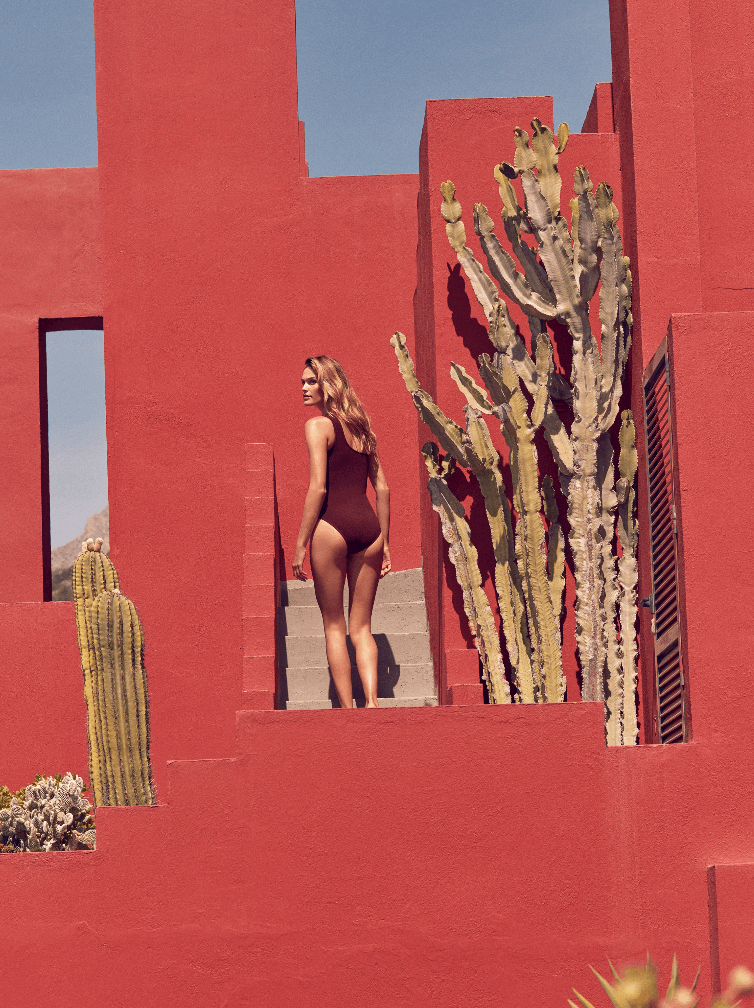 The Coco Terry Asymmetrical Swimsuit ~ Reversible Talia Collins