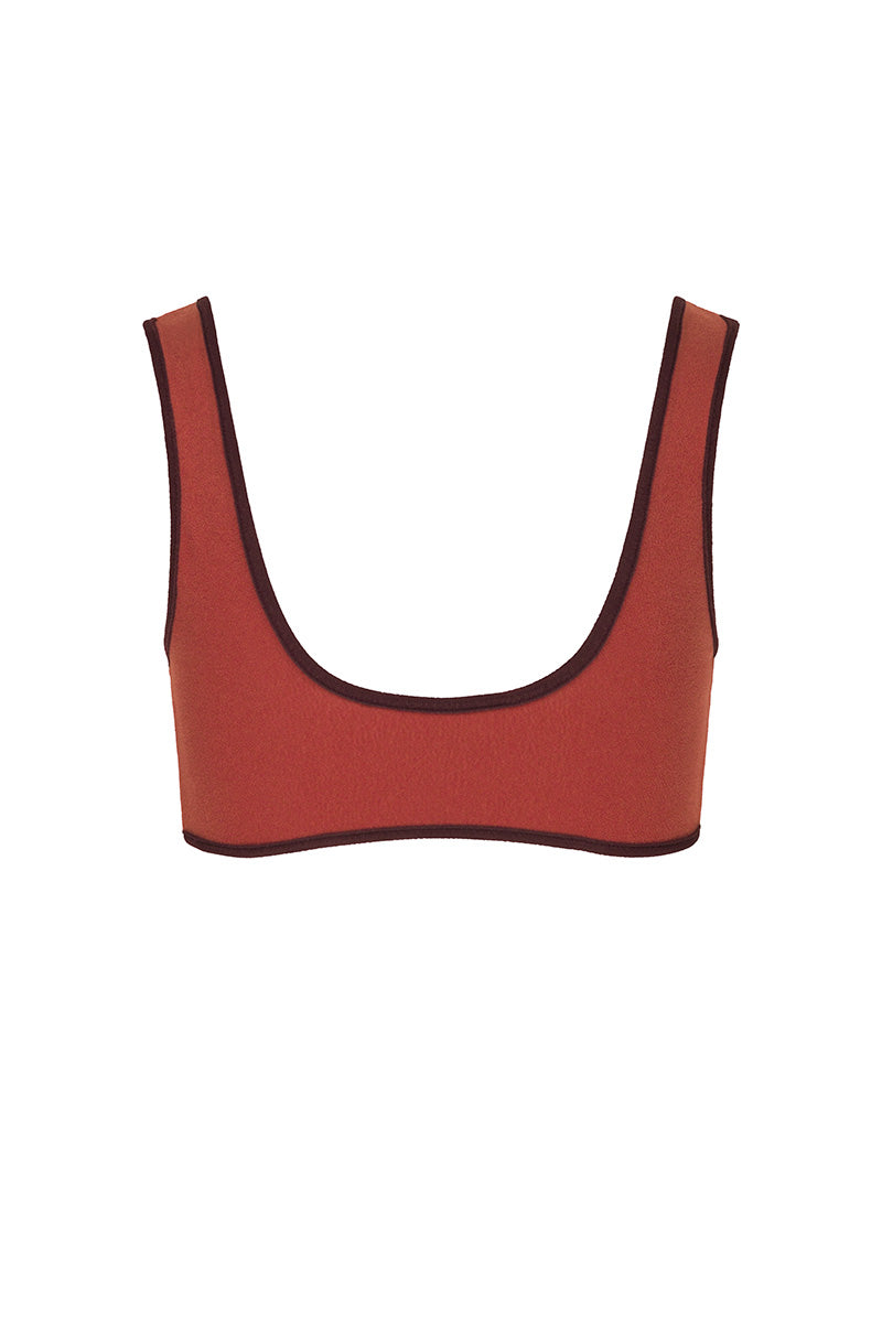 The Coco Terry Bow-Tie Top ~ Reversible