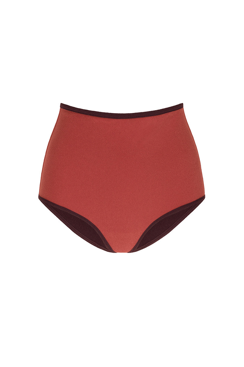 The Coco Terry High Waisted Brief ~ Reversible