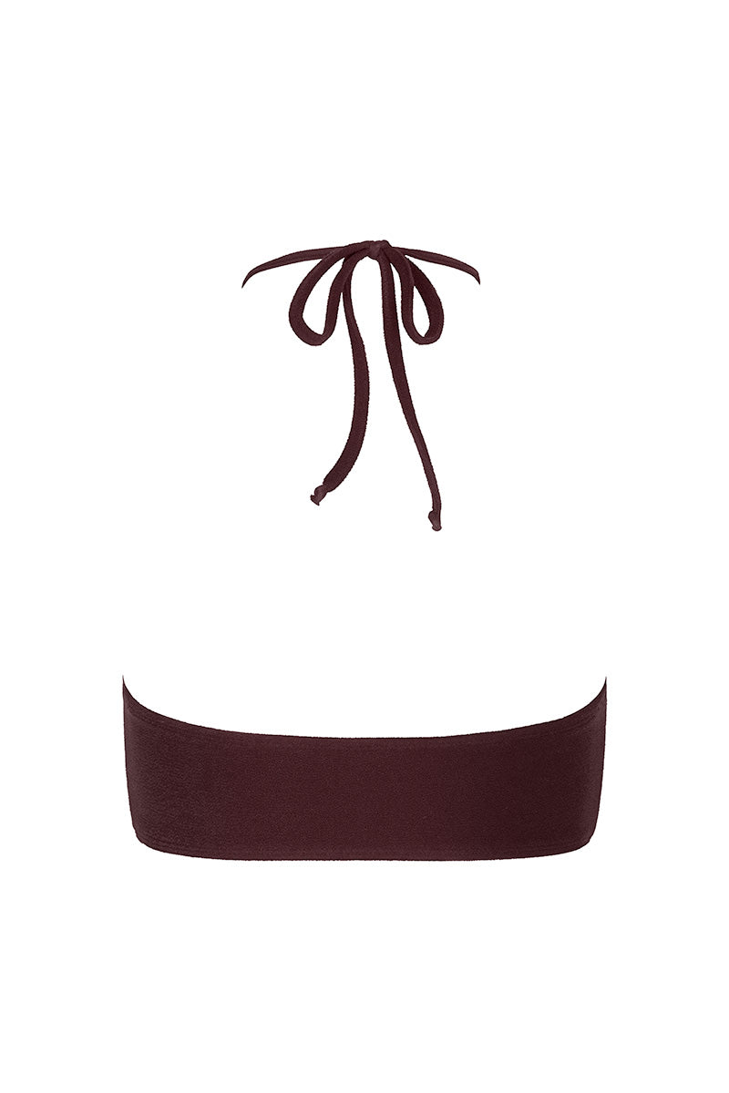 The Coco Terry Strapless Top