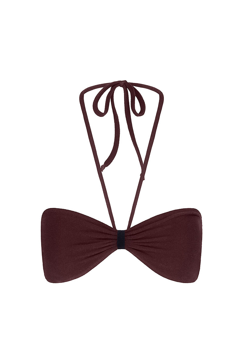 The Coco Terry Strapless Top