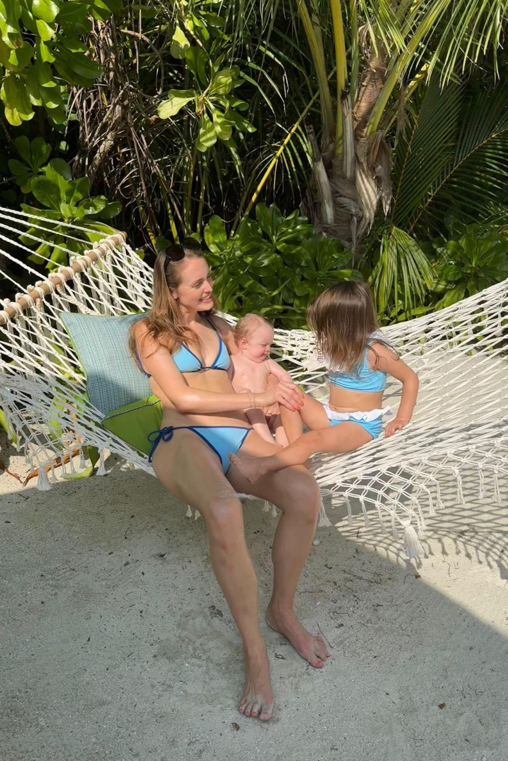 The Blue Terry Triangle Top ~ Reversible