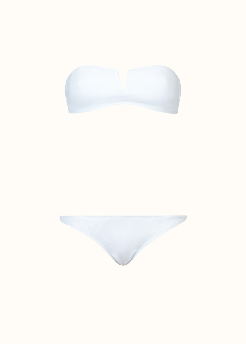 The Strapless Top & Cheeky Classic Brief - Matte Fabric