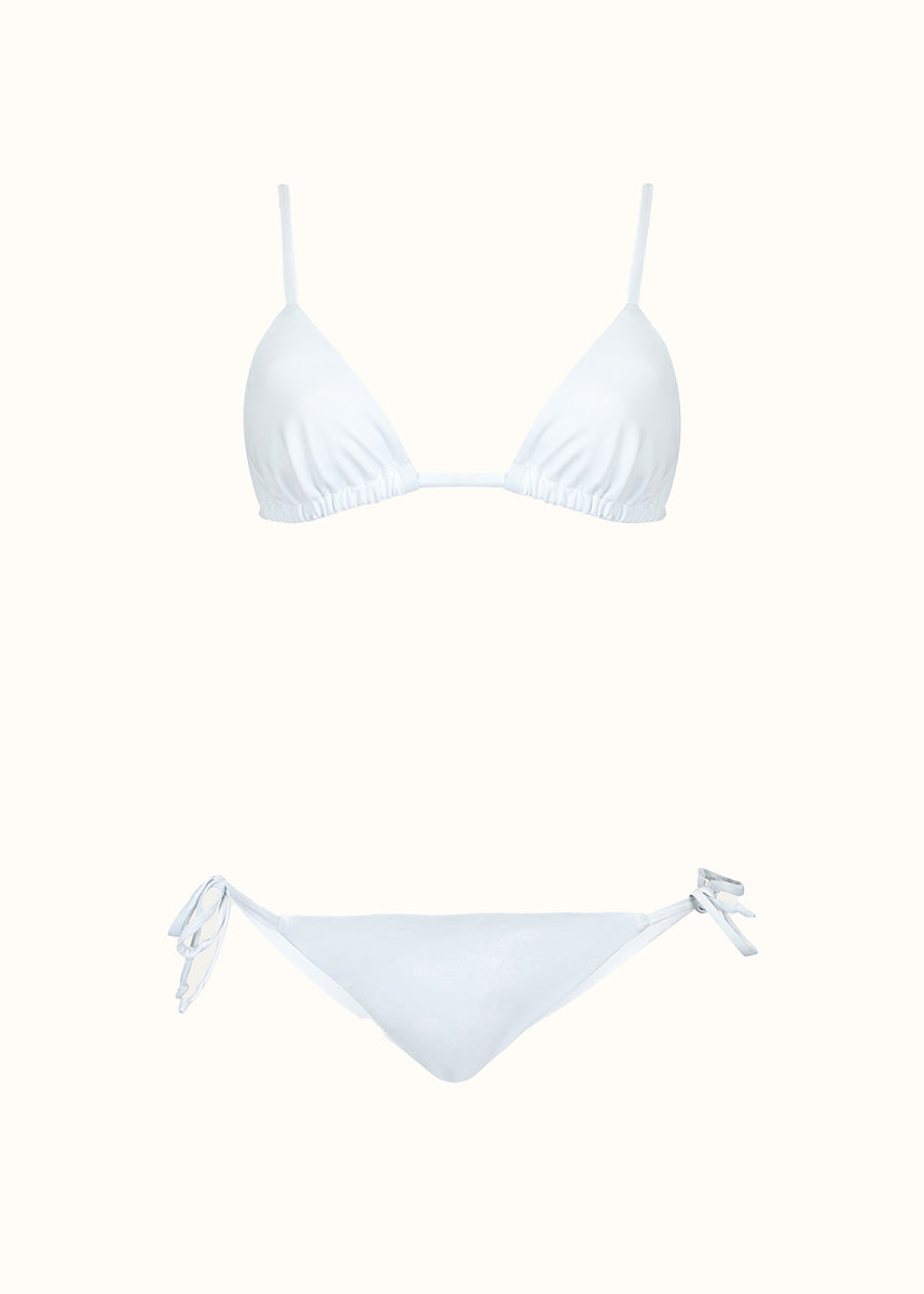 The Triangle Top & Tie-Me-Up Brief - Matte Fabric
