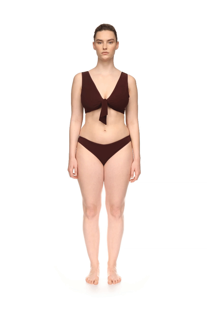 The Coco Terry Bow-Tie Top ~ Reversible