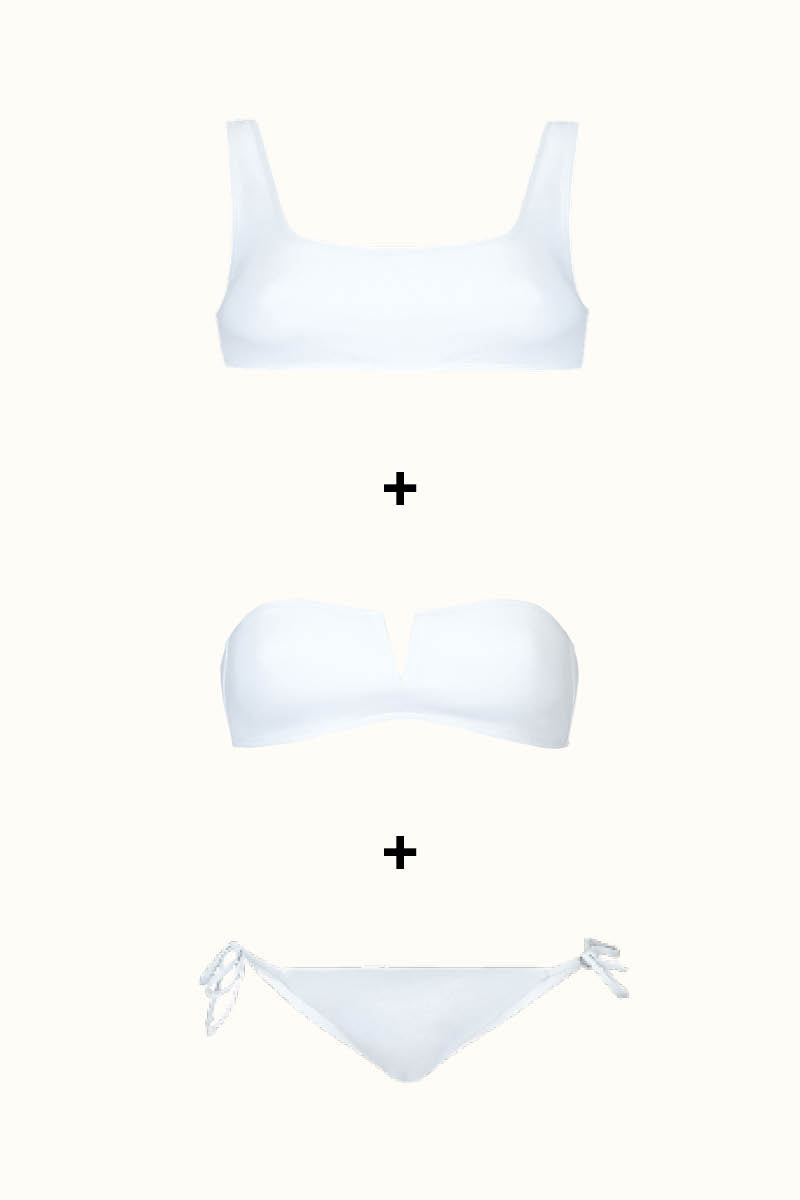 The Athletic Top & Strapless Top & Tie-Me-Up Brief - 2 FOR 1