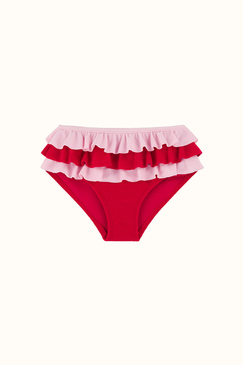 The Mini Red Terry Bloomers