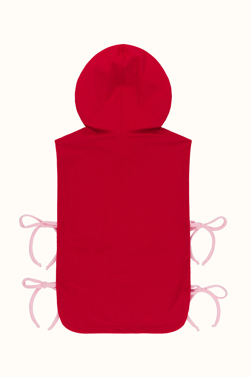 The Mini Red Terry Robe