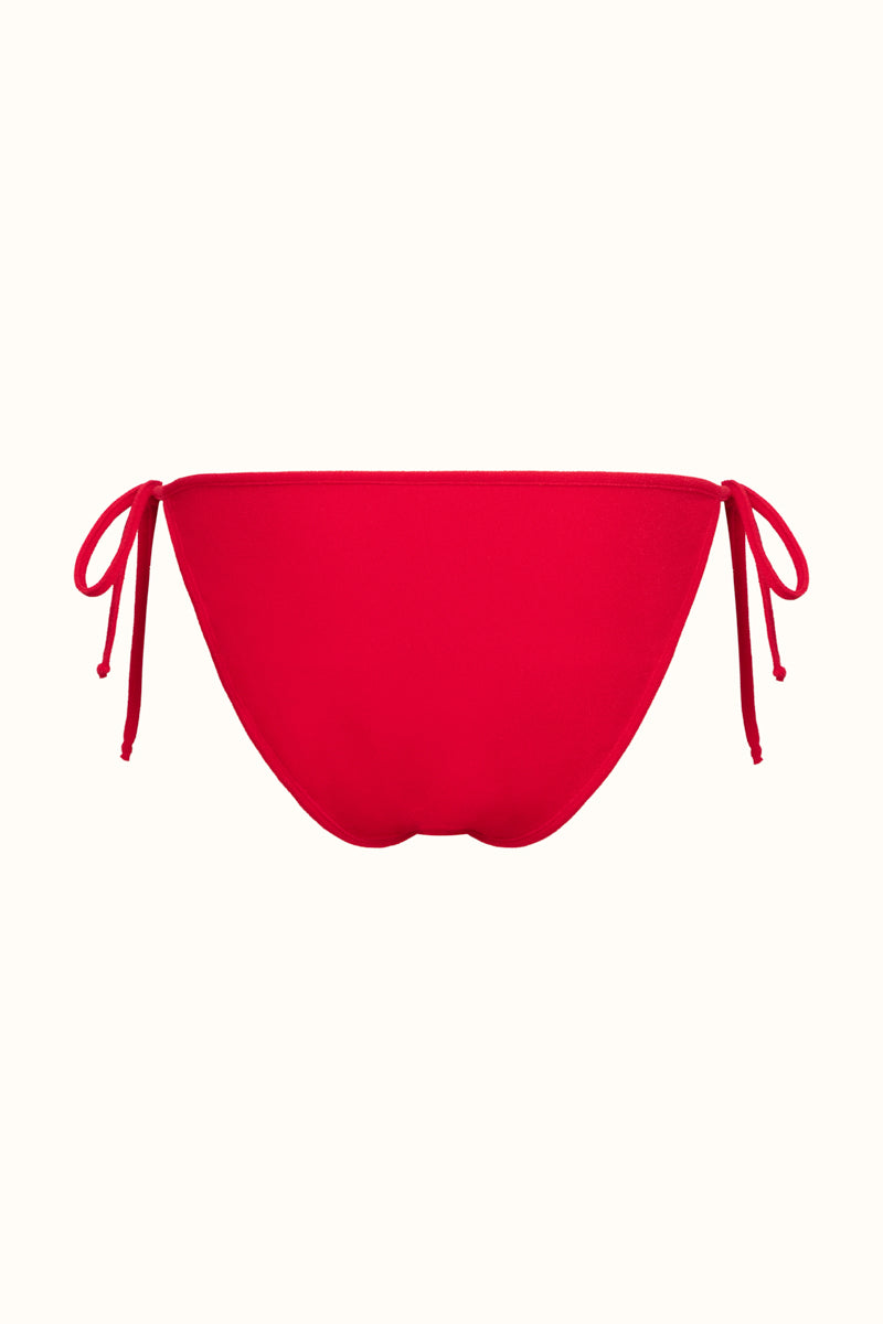 The Red Terry Tie-Me-Up Brief ~ Reversible