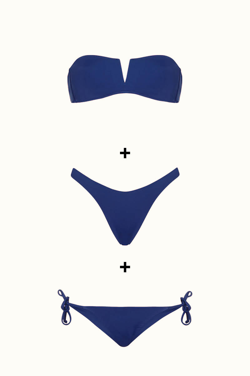 The Strapless Top &amp; Brazilian Thong &amp; Tie-Me-Up Brief - 2 FOR 1