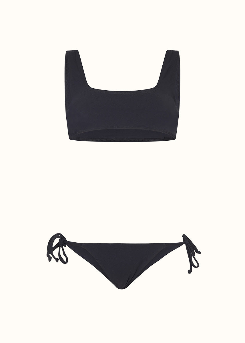 The Athletic Top &amp; Tie-Me-Up Brief - Matte Fabric