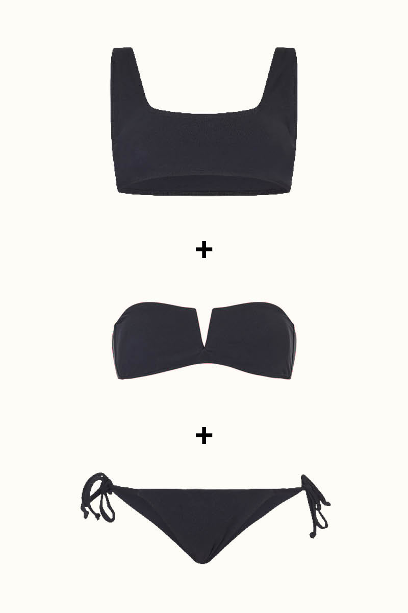 The Athletic Top &amp; Strapless Top &amp; Tie-Me-Up Brief - 2 FOR 1