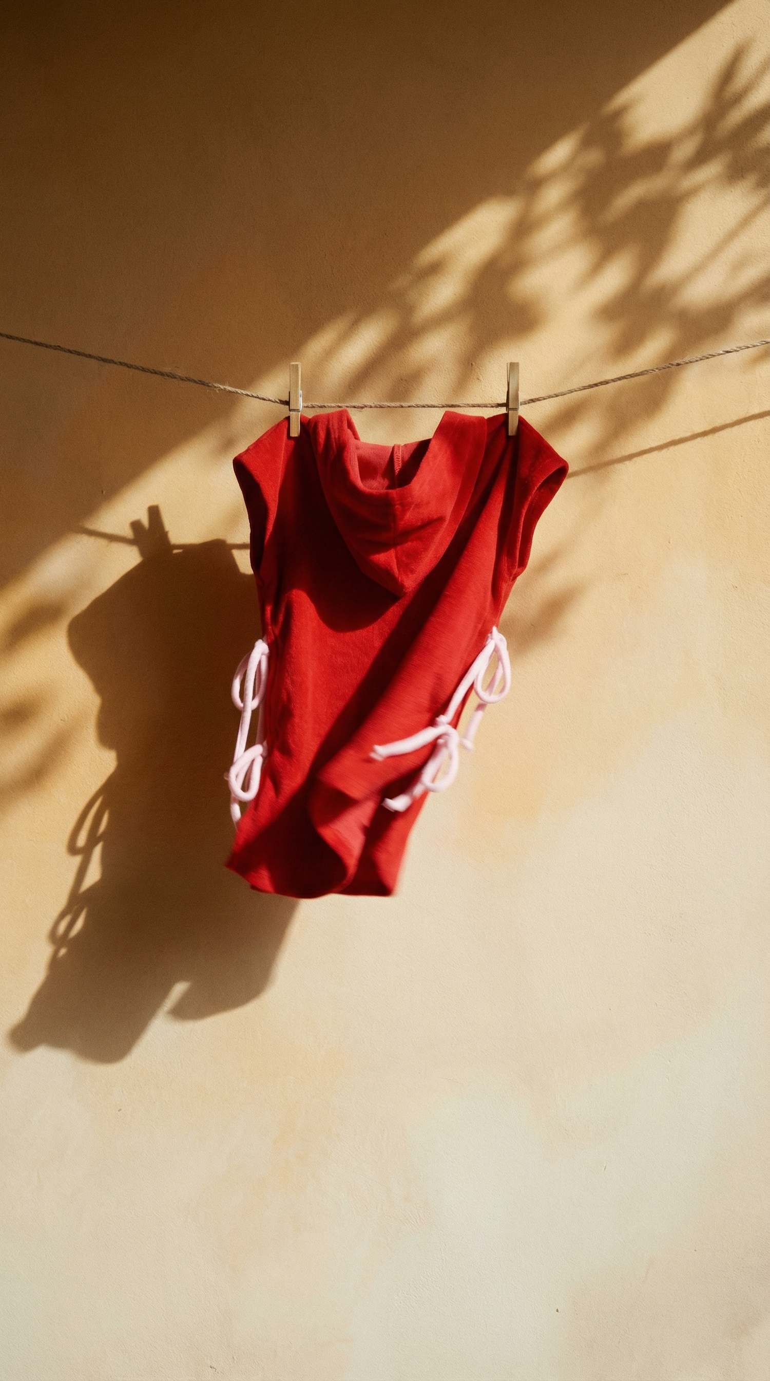 The Mini Red Terry Robe