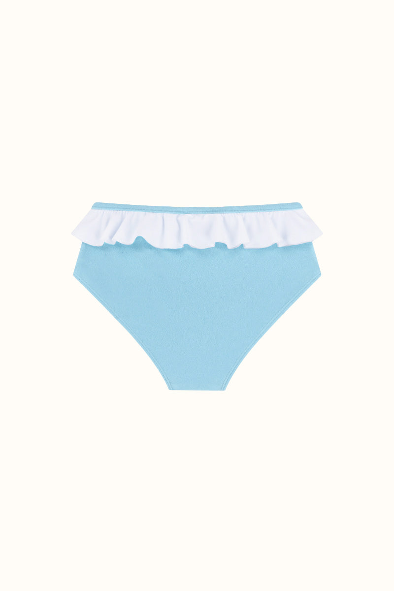 The Mini Blue Terry Frill Brief