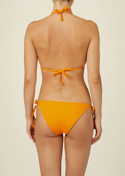 The Triangle Top &amp; Tie-Me-Up Brief - Matte Fabric