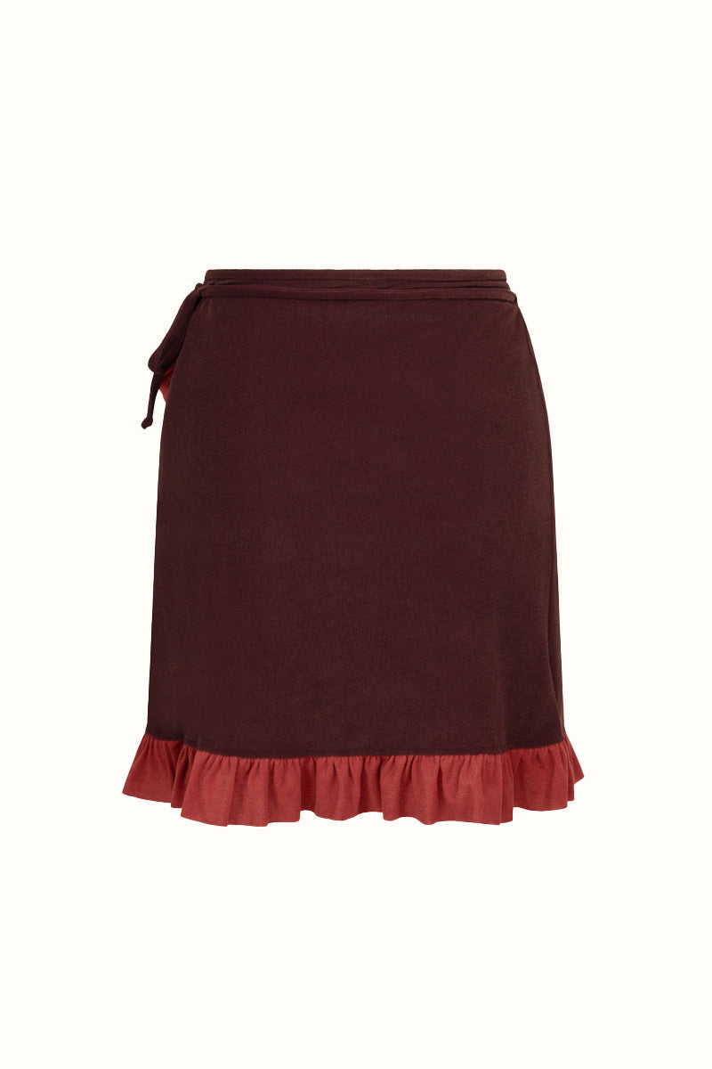 The Coco Terry Frill Skirt