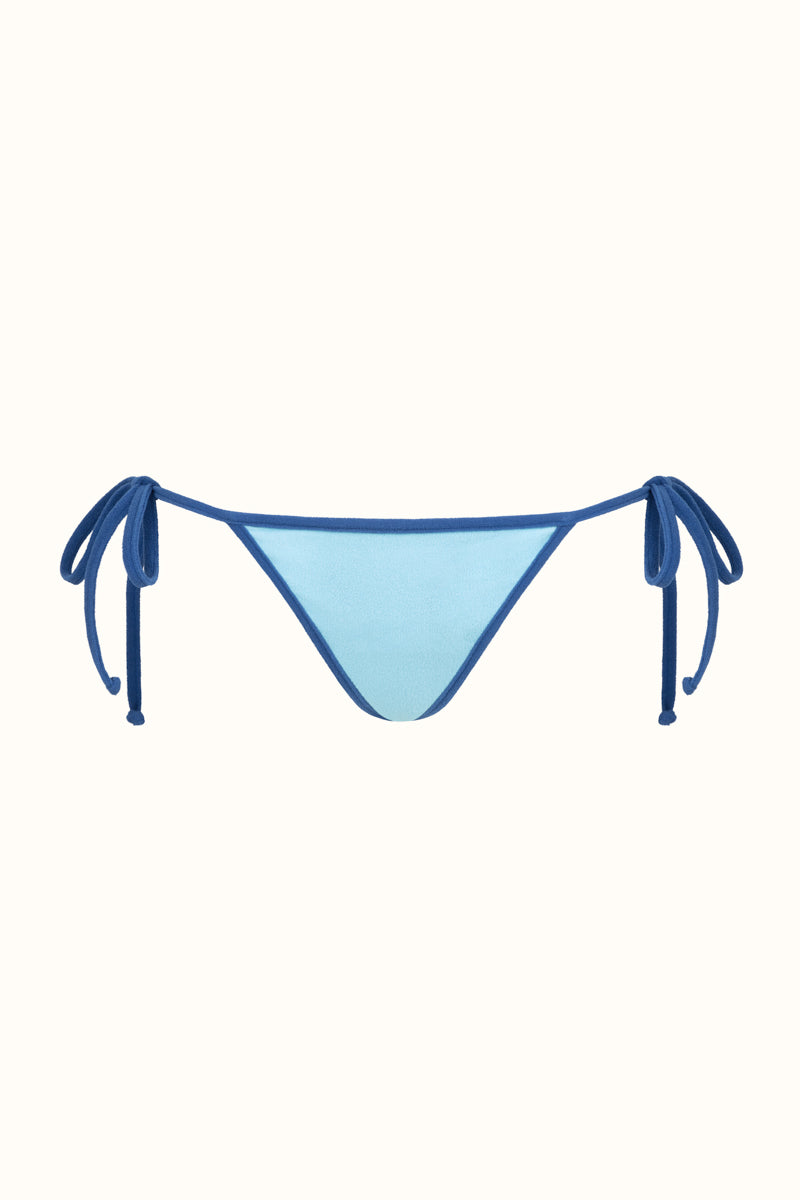 The Blue Terry Tie-Me-Up Brief ~ Reversible