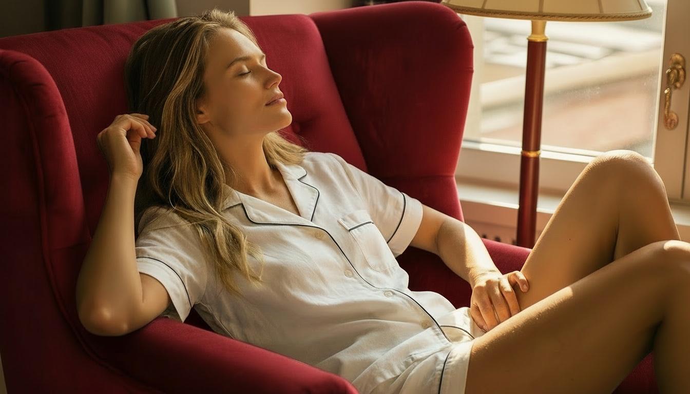 The Allegra ~ Linen Pyjama Set