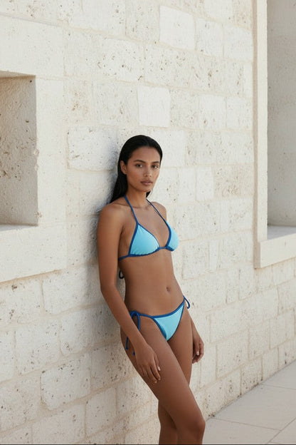 The Blue Terry Tie-Me-Up Brief ~ Reversible
