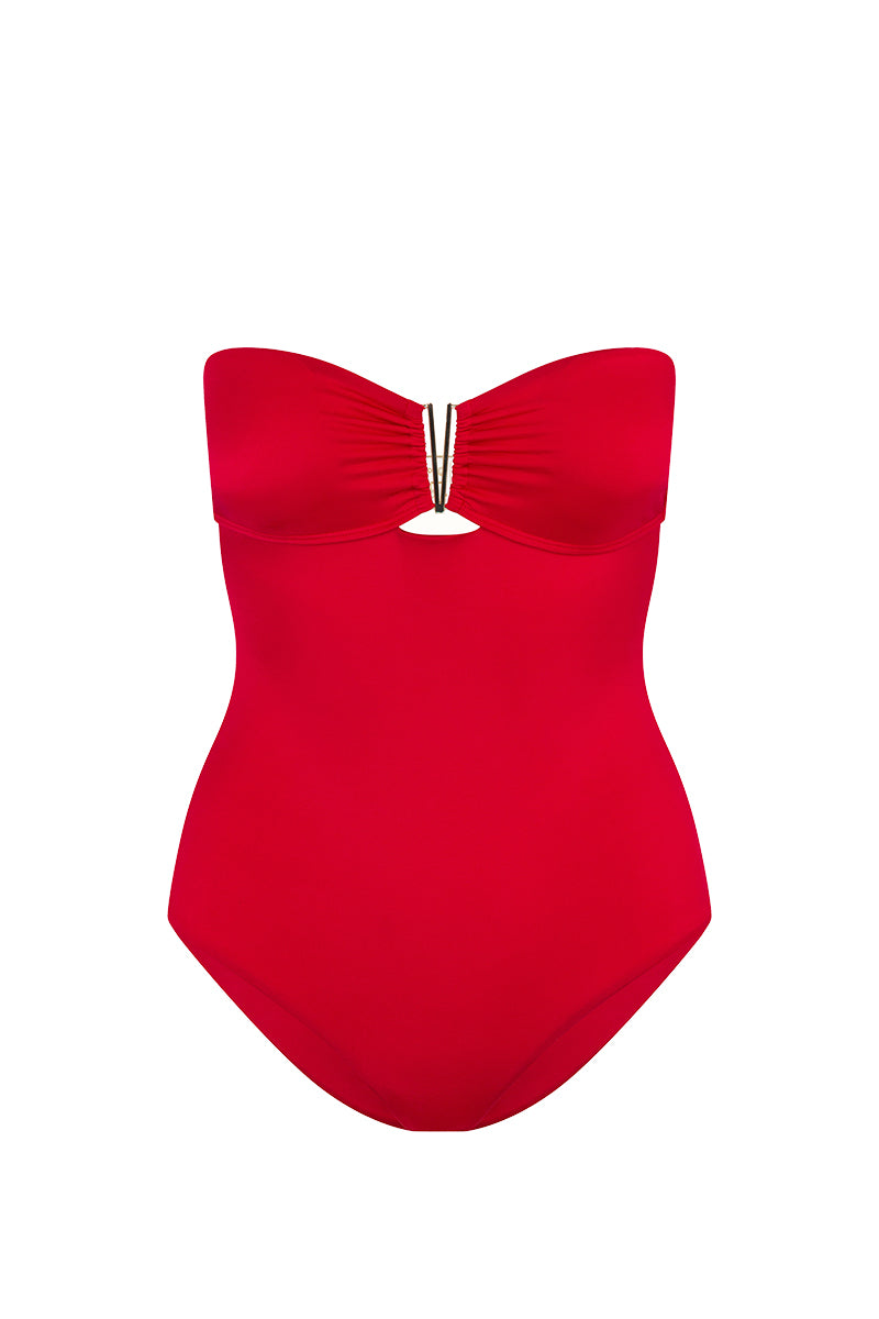 The Strapless Swimsuit