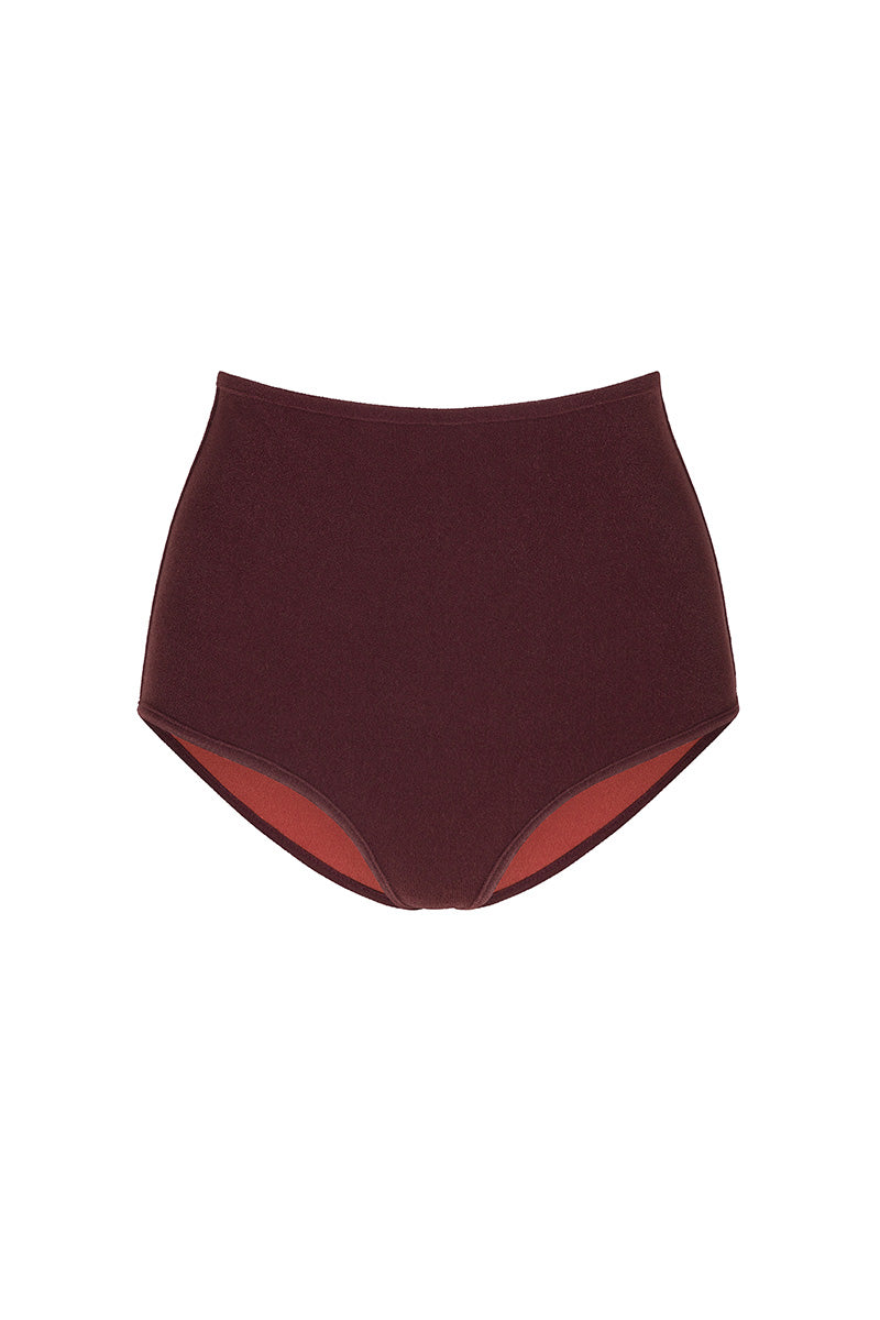 The Coco Terry High Waisted Brief ~ Reversible