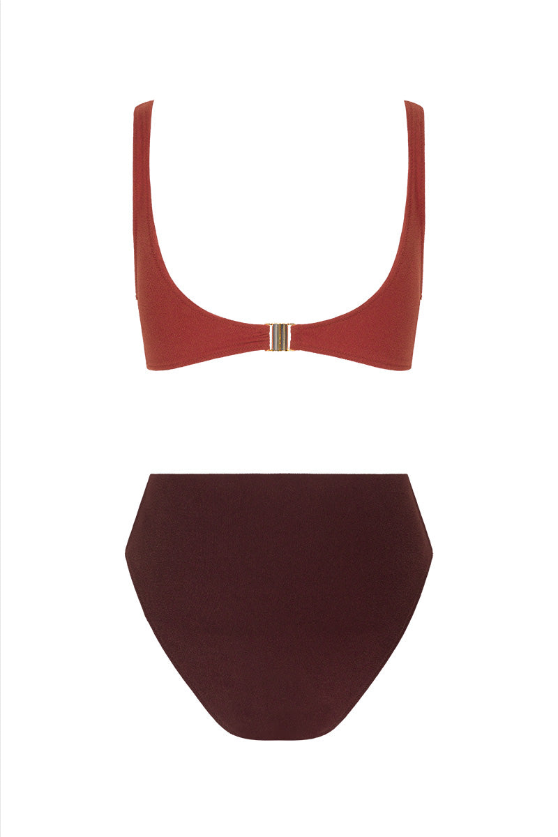 The Coco Terry Kate Swimsuit ~ Colourblock