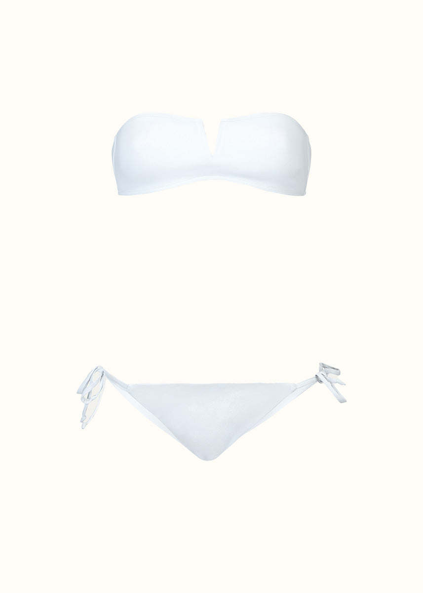 The Strapless Top &amp; Tie-Me-Up Brief - Matte Fabric