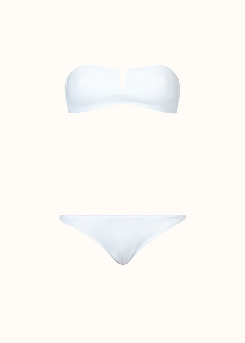 The Strapless Top &amp; Cheeky Classic Brief - Matte Fabric