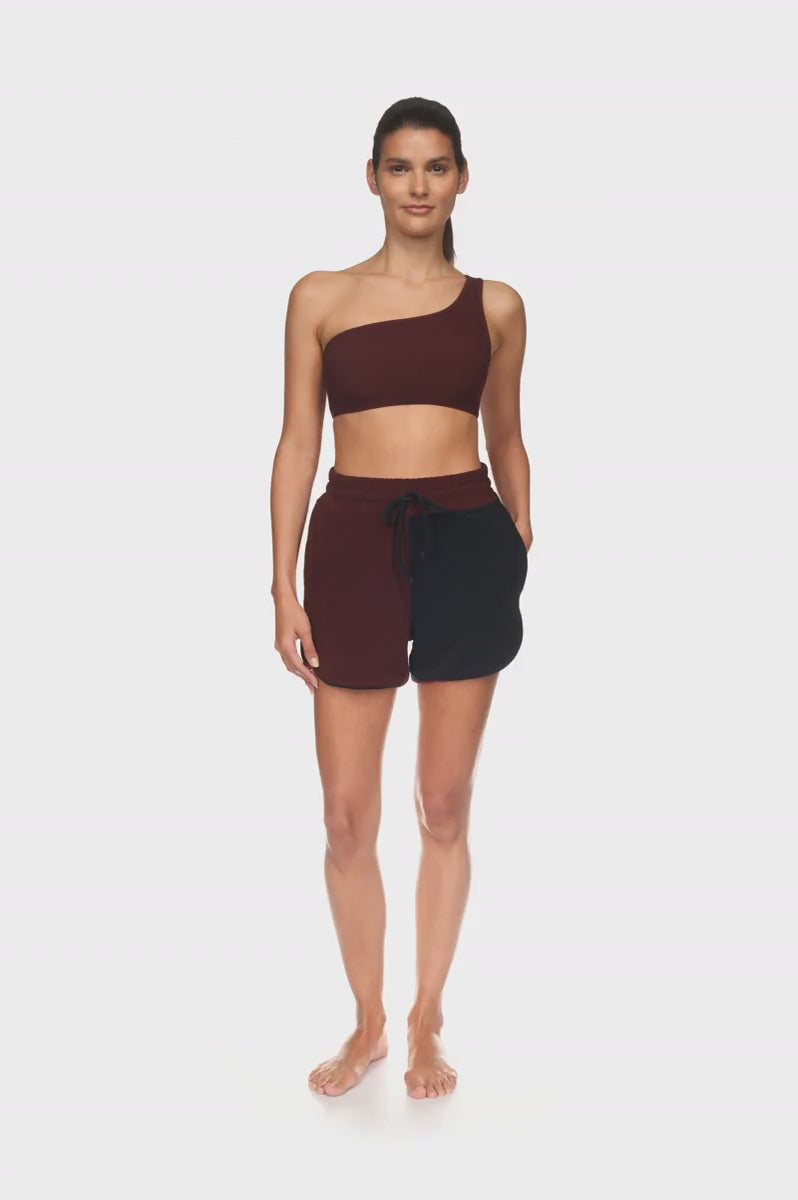 The Coco Terry Shorts ~ Colourblock