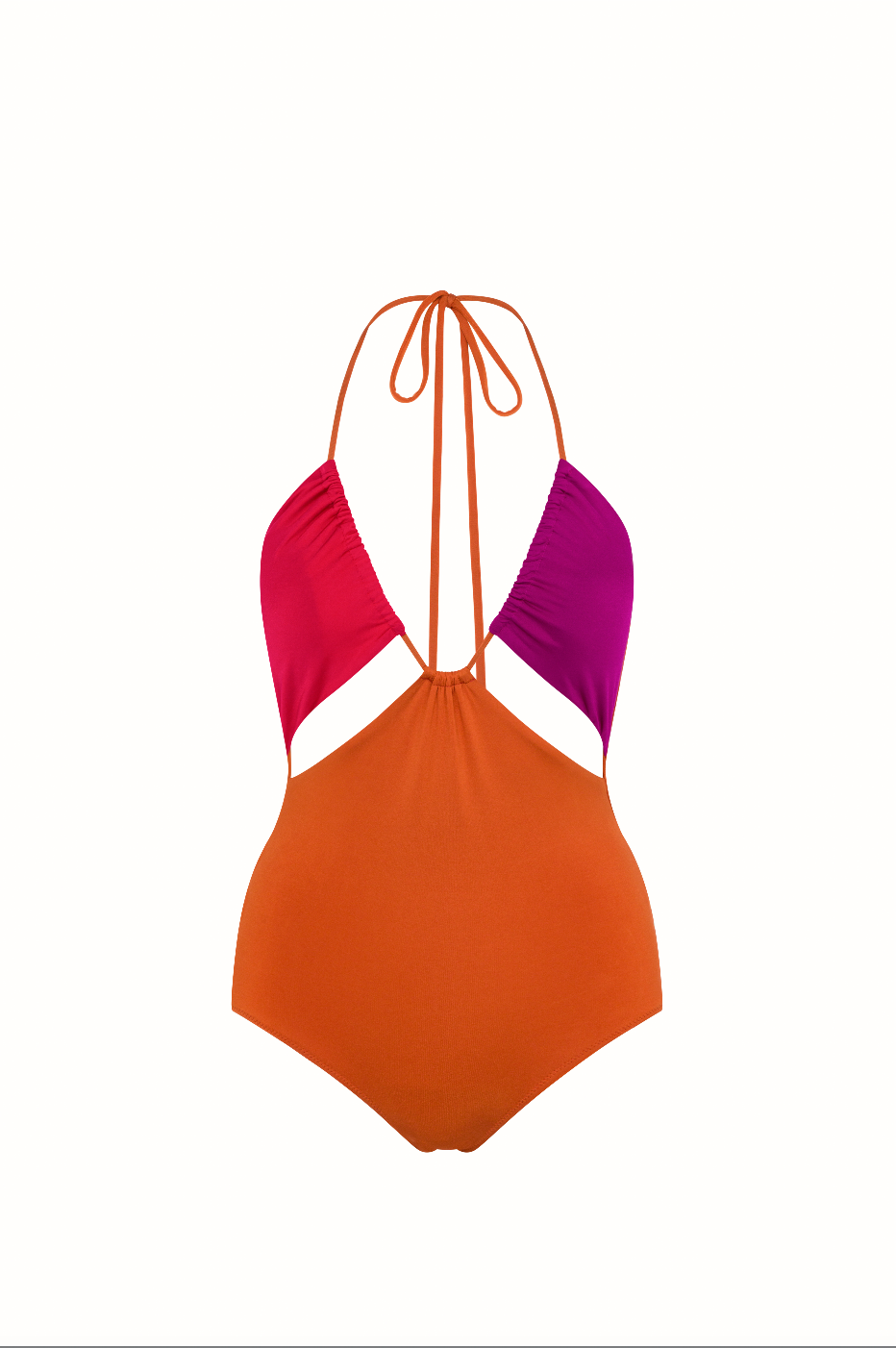 Orange and deals pink swimsuit